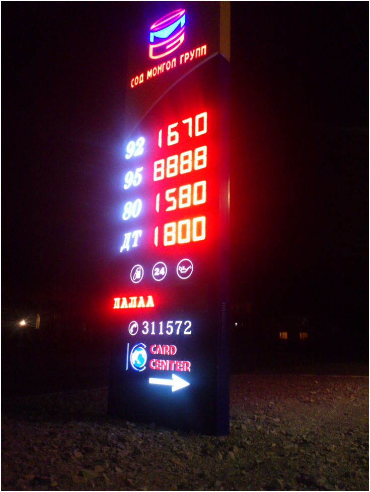 LED Gas Price Signs 