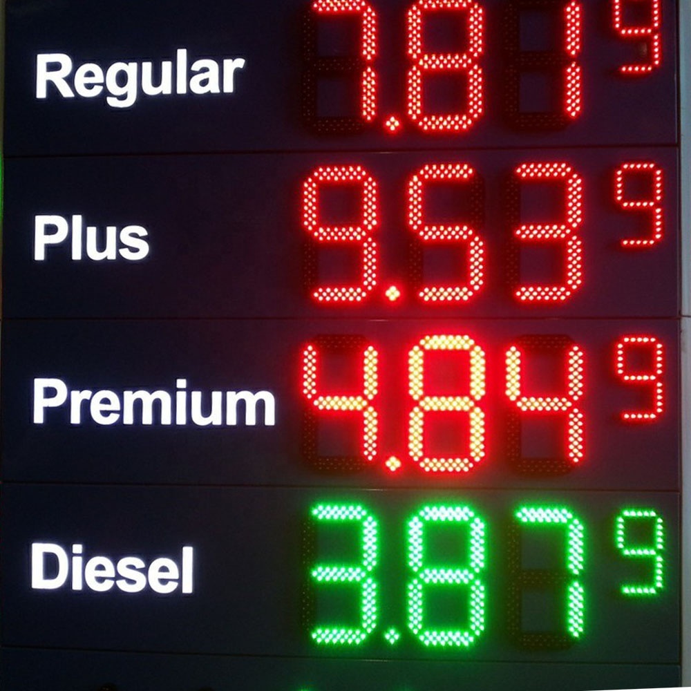 Gas Price Sign Censtar