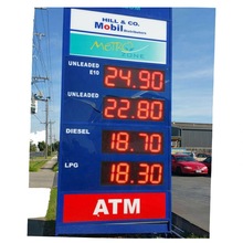 Gas Price LED Signs Made in the USA Digital Gas Price 